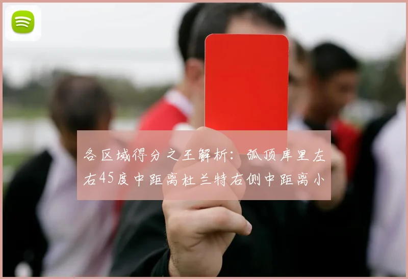 各区域得分之王解析：弧顶库里左右45度中距离杜兰特右侧中距离小卡的精彩表现